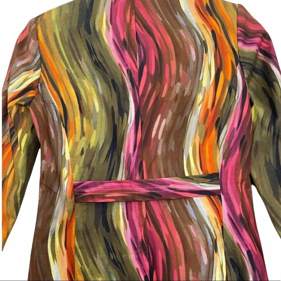 Eccoci Multicolored Coat Jacket Size 0 NWOT - Picture 3 of 10